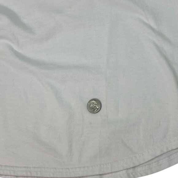 Sport-Tek Minnie Mouse Christmas Lights Mom Red & White Raglan T-Shirt - Size La - Picture 8 of 9